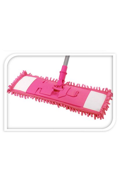Mop Koopman, microfibră/metal, 44x14 cm, roz