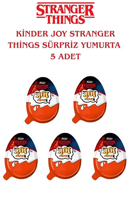 Kinder Joy Stranger Things Sürpriz Yumurta – 5 Adet - Fiyatı