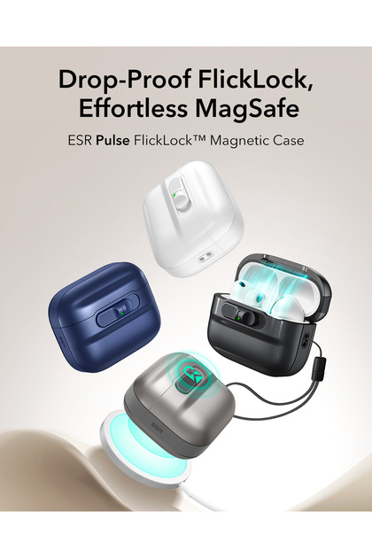 ESR AirPods Pro 3 (2025) Pulse FlickLock™ Manyetik Kılıf - Fiyatı