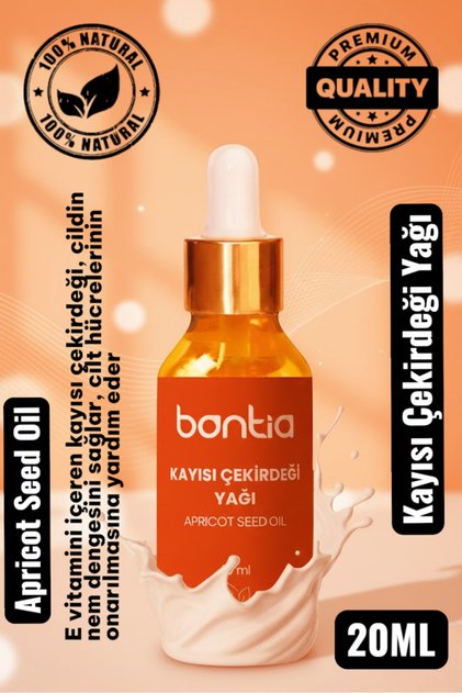 Apricot Kernel Oil 20 ml | Natural Oil for Skin Care, Dark Circles under Eyes, Wrinkles and Hair