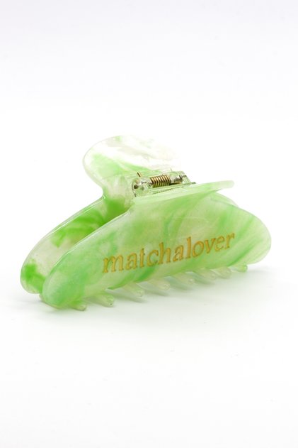 Matcha Lover Green Colored Latch Buckle