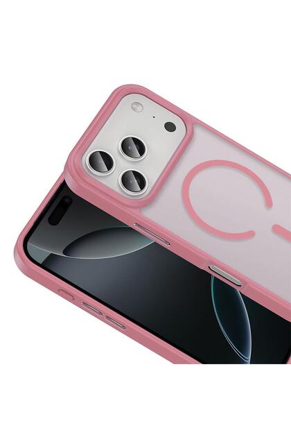 Addison iPhone 17 Pro Max MagSafe Telefon Kılıfı - Pembe - Fiyatı