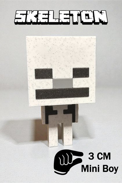 Minecraft Skeleton 3 Cm Mini Boy