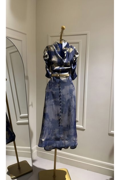 "Sparkling Mystery" Evening Dress - A Unique Work of Art