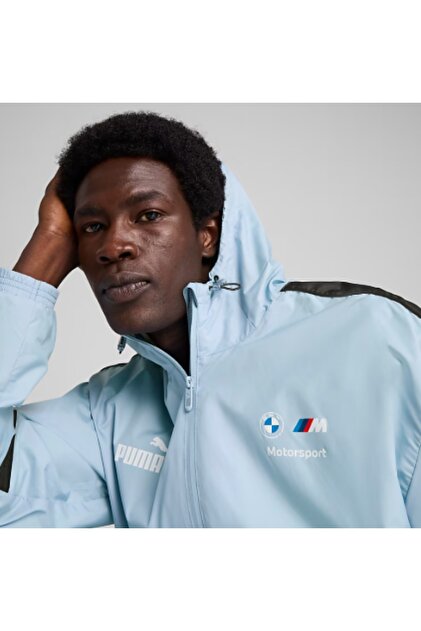 Puma BMW MMS MT7+ WIND JACKET Mavi Erkek Fermuarlı Ceket - Fiyatı