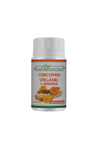 Curcumin + Piperină 60 capsule
