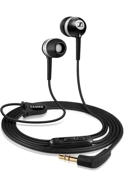 CX 400-II Precision Ear-Canal Phones with Bass-Driven Stereo Sound (Black)