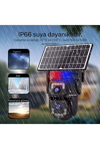 Pulnix WİFİ SOLAR KAMERA PLX -4014 AOV TEKNOLOJİSİ 7/24 KAYIT V