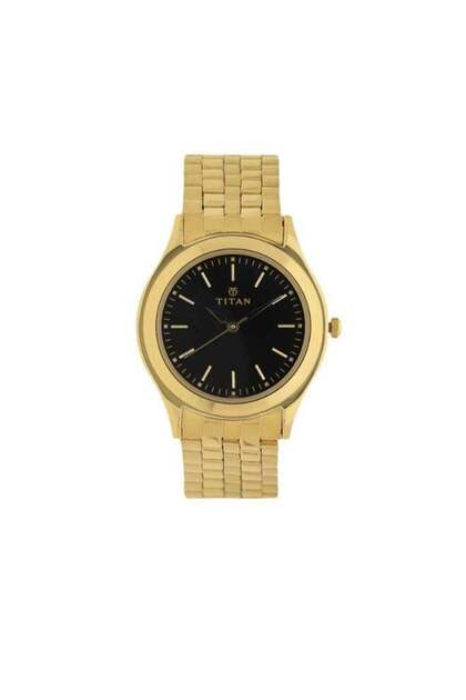 Men’s Watch 1648YM03 – Black Dial, Golden Stainless Steel Strap