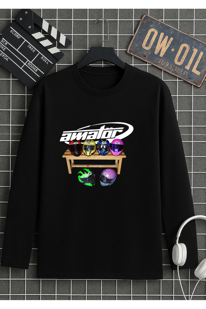 Manifest Zoktay, Sueda,Mi̇na, Esi̇n, Hi̇lal, Li̇dya Bask Printed Cover Black Long Sleeve 100% Cotton Organic