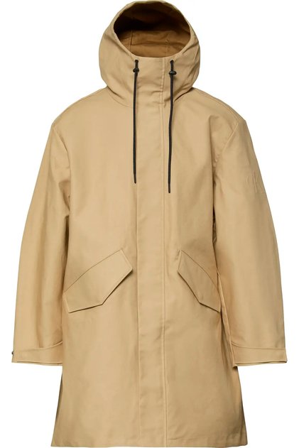 LS BONDED COTTON HOODED PARKA JK Erkek Kahverengi Mont