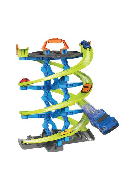Racing Garage and Rotating Track