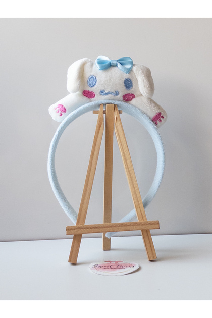 Kuromi Cinnamoroll Gift Children's Crown Blue White Bow Plush Girl's Crown