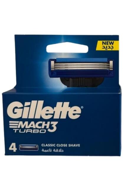 Mach3 Turbo Replacement Head 4-Pack