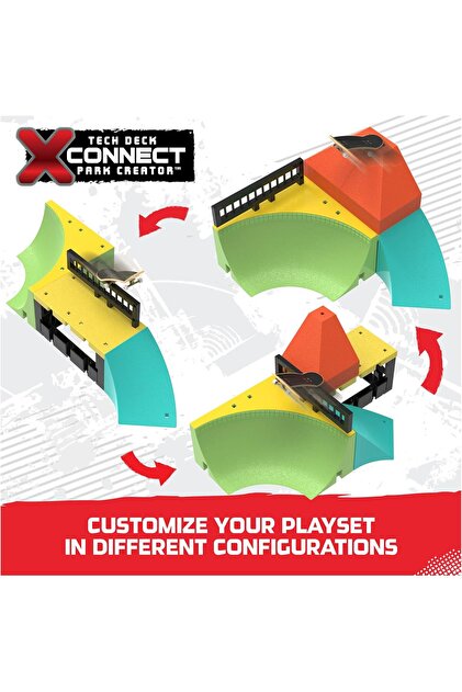 Cici Oyuncak Tech Deck Quarter Bowl Ruckus X-Connect Park Creator