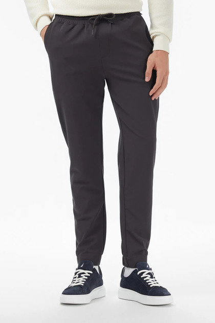 Erkek Gri Classic Fit Eşofman Altı