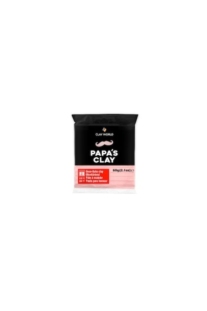 Argilă polimerică Papa's Clay, 60g, roz pal
