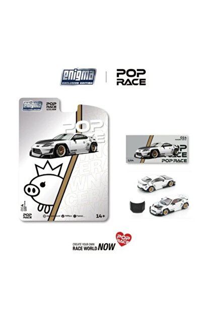 HOT WHEELS Pop Race 1/64 - Pandem GR 86 White - PRE010 Blister