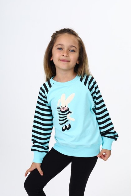 Girl's Embroidered Sweatshirt