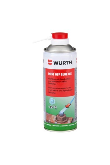 Spray profesional pentru îndepărtarea ruginii, pe bază de Wurth Blue Ice, 400 ml