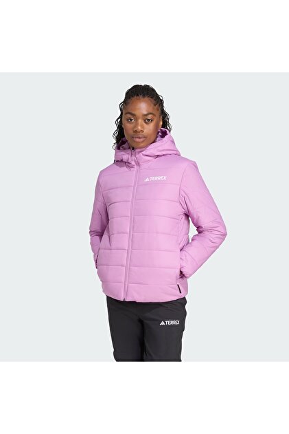 adidas Terrex Multi Essentials Yalıtımlı Kapüşonlu Kadın Mont