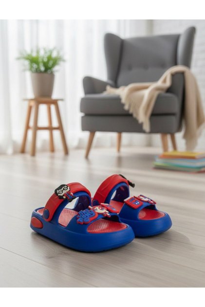 Ultra Soft Sea Beach Cream Home Street Children's Sandals Slippers