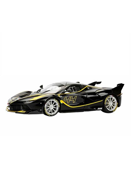 BBURAGO Signature Series 1/18 Ferrari FXX K Evo Siyah Sarı Diecast