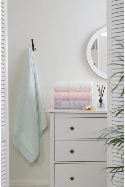 Bright Velvet Bath Towel 90X150 cm Blue