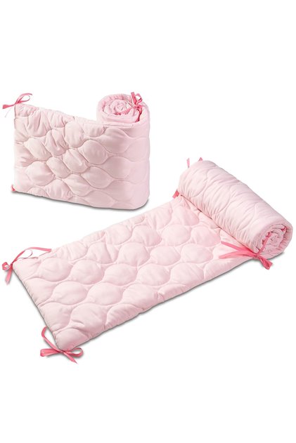 Set 2 aparatori matlasate patut 120x60 cm Pink Deluxe