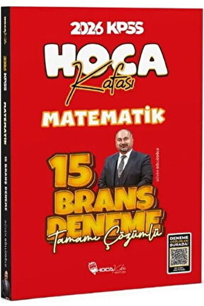 hoca kafası yayınları Hoca Kafası 2026 KPSS Matematik 15 Deneme