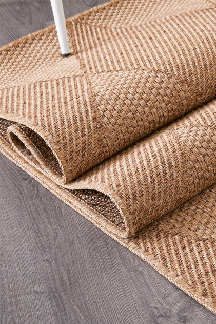 Jute Rug Wicker Washable Dust-Free Non-Slip Base Carpet