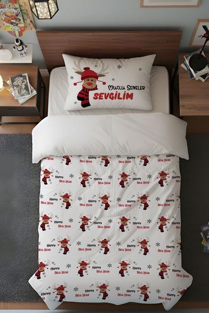 Single Duvet Cover Set New Year