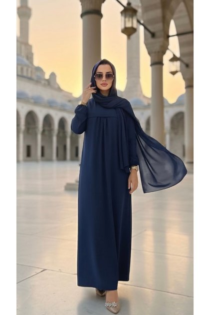 Esila Robadan Practical Umrah Dress with Pockets