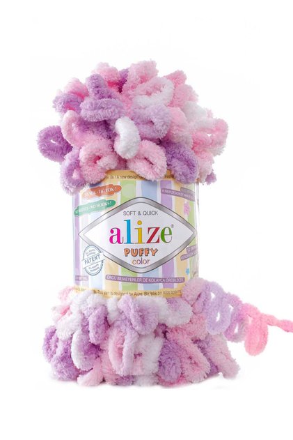 Puffy Color (Συσκευασία 5) Νήματα πλεξίματος χειρός 100gr/9 Mt (267) 6051