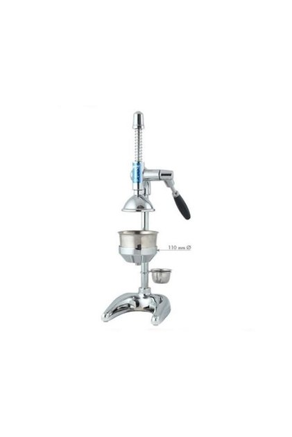 Industrial Type Chrome Cast Fruit Press - Citrus Juicer