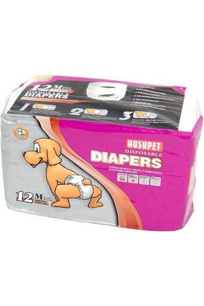 Yumuşak Köpek Alt Tuvalet Bezi XS 12'li, 2-4 kg, Konforlu ve Pratik Kullanım