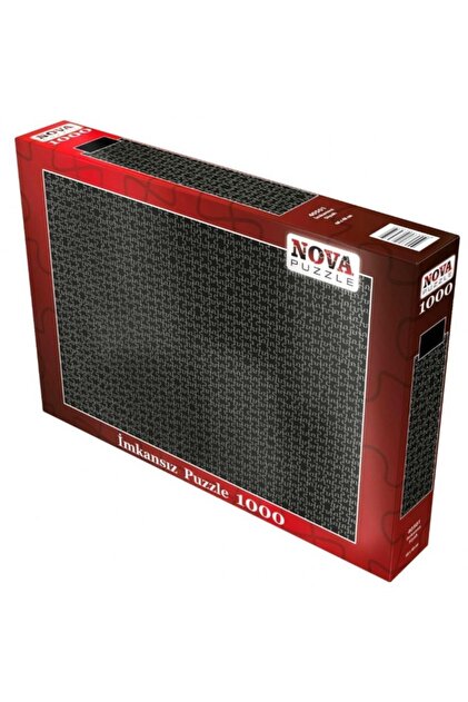 Nova Puzzle 1000 Parça Imkansız Puzzle - Siyah - Fantastik Kesim