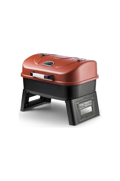 Go & Grill Kırmızı Mangal Barbekü Katlanır Mangal Portatif Mangal Seyyar Mangal