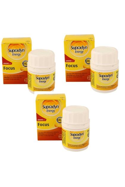 Energy Focus Ginseng Multivitamin Multimineral 3'lü Set
