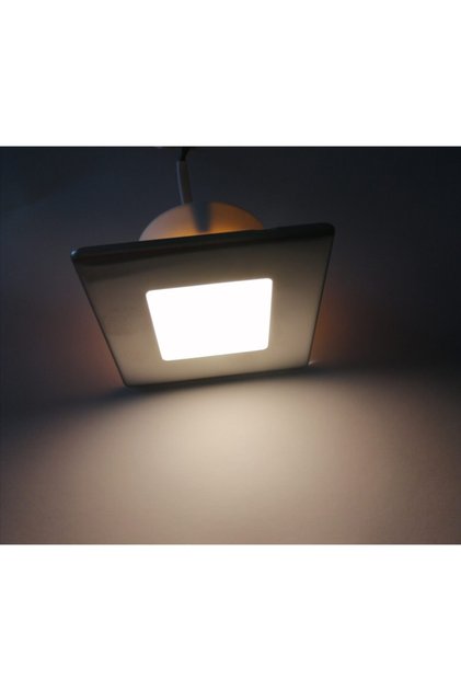 (SENSÖRSÜZ)Kare 3 Watt Ledli Günışığı Koridor Ve Adım Aydınlatma YERLİ (220V Elektrik ile çalışır)