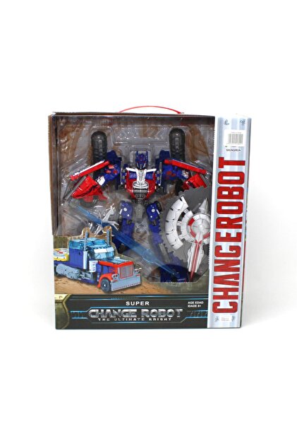 TRUST STORE Transformers Metal Gövdeli Dönüşebilen Mavi Robot 8008