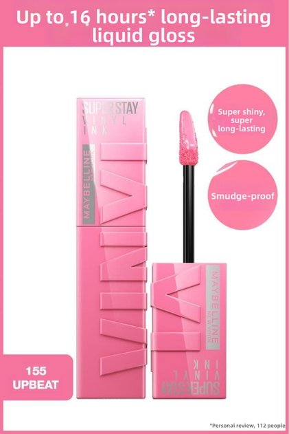Super Stay Vinyl Ink Long-Lasting Liquid Glossy Lipstick 155 Upbeat