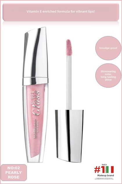 Milano Pearly Rose No: 02 Super Gloss with Plumping Effect