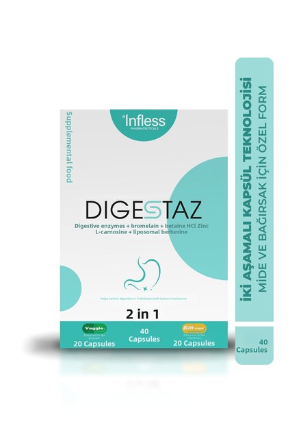 Digestasis, Digestive Enzymes + Bromelain +Betain HCL+ Liposomal Barberine + Zinc L-Carnosine