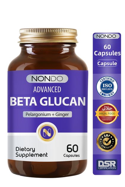 Beta Glukan 60 Capsules (Beta Glucan Reishi Mushroom African Saffron Ginger Black Seed)