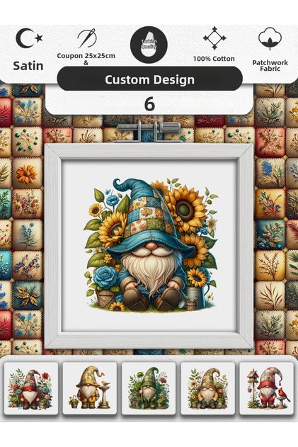 Patchwork Fabric Set – 100% Cotton Patterned Fabric Coupons for Sewing and Hobby