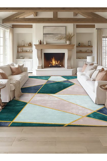Modern Dining Room Home Bedroom Carpet Floor Mat 140*200CM
