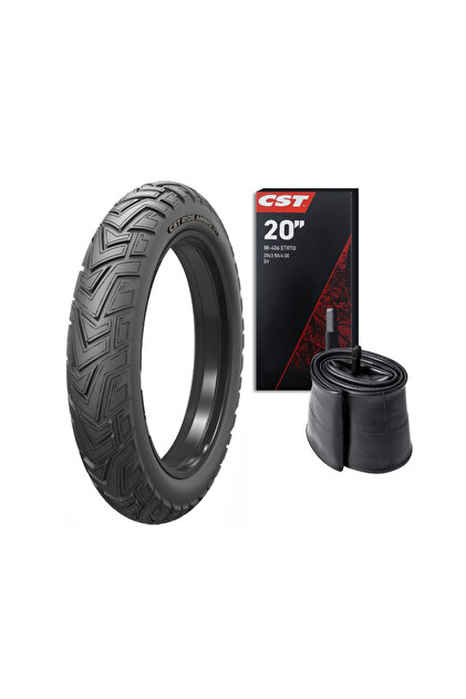 CST 20x4.00 Siyah Ambro Zırhlı Fat Bike Bisiklet Lastik Seti