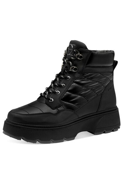 Damen Elegante Stiefelette Winterschuhe Vegan Primaloft 1-26245-45 Schwarz 001 Black mit Removable