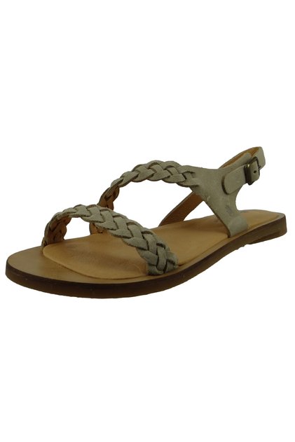 Damen Sandalen Tulip N5192 Grau piedra Leder mit Herausnehmbare/Anpassbare Innensohle
